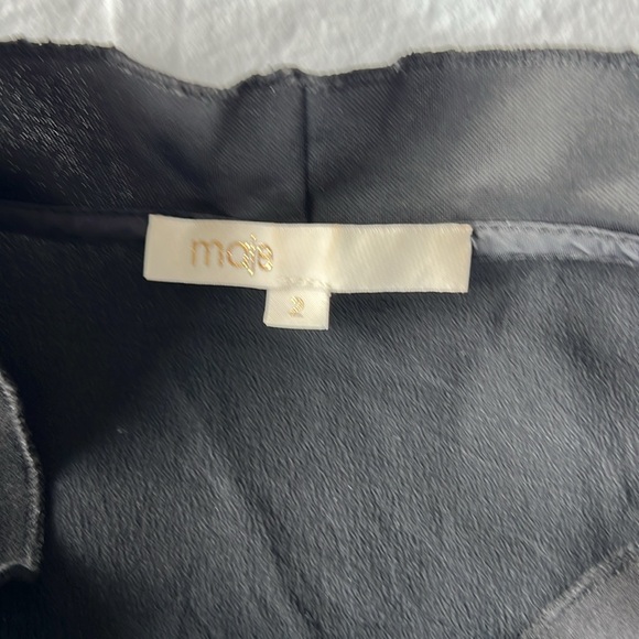 Make, sleevelesss check black blouse in size 2 - Picture 2 of 2